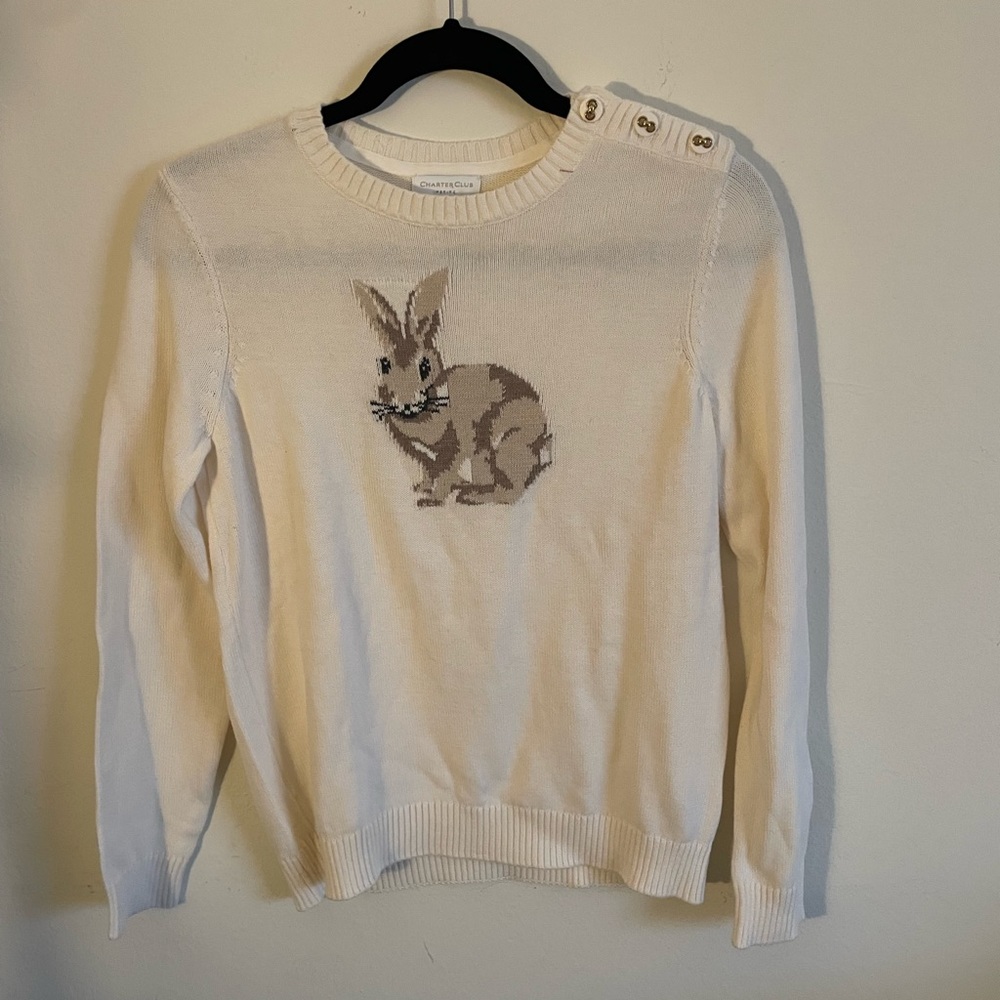 bunny sweater